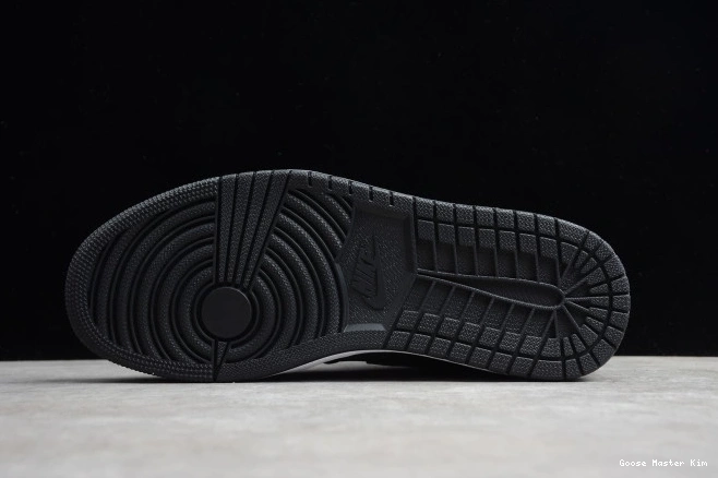 High Jordan Air OG 1 Retro Black Satin 555088-060 0525
